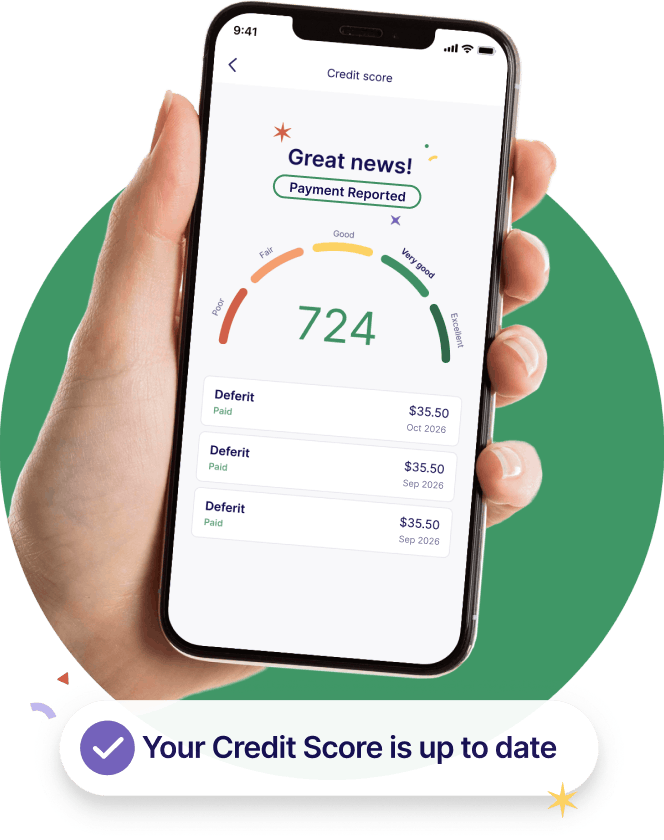 Build credit history that matters<sup>1</sup>