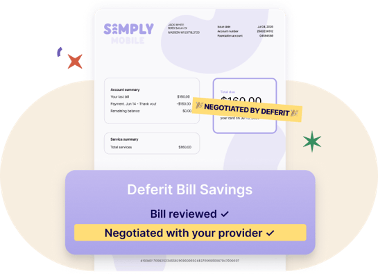 Let us negotiate your bills for you
